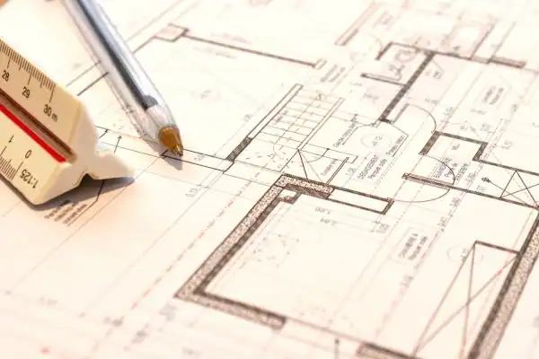 Image of architect Hythe drawings